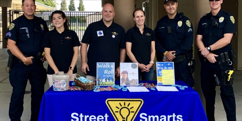 Street Smarts booth with police Diablo region
